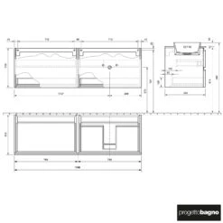 Progettobagno Stresa Unterschrank 160 Cm, Ausführung Rechts Mit Glasplatte, Hahnlochbohrung Mit ELY 60 Einbauwaschtisch 5 Progettobagno Stresa Unterschrank 160 Cm, Ausführung Rechts Mit Glasplatte, Hahnlochbohrung Mit ELY 60 Einbauwaschtisch -Duravit Verkaufsgeschäft progettobagno stresa unterschrank 160 cm mit 5751778