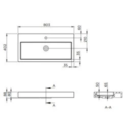 Riho Spring VOW Waschtisch Mit Unterschrank, 2 Schubladen, Mit Gehrung 80 X 40 Cm 9 Riho Spring VOW Waschtisch Mit Unterschrank, 2 Schubladen, Mit Gehrung 80 X 40 Cm -Duravit Verkaufsgeschäft riho badmoebel spring vow waschtisch mit 5505139