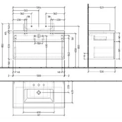 Sanipa 2morrow Badmöbel-Set 100,4 Cm Mit Keramik-Waschtisch Memento 2.0 -Duravit Verkaufsgeschäft sanipa 2morrow badmoebelsets 100 4 cm 10109309