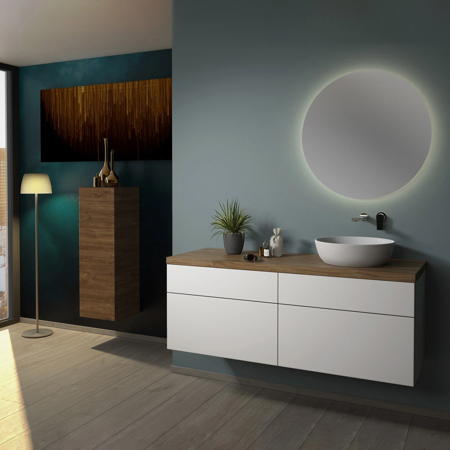 Sanipa 2morrow WT-Unterbau Und Anbauschrank Mit Konsole 140,4 Cm Für Keramik-WT Artis, Rechts 3 Sanipa 2morrow WT-Unterbau Und Anbauschrank Mit Konsole 140,4 Cm Für Keramik-WT Artis, Rechts