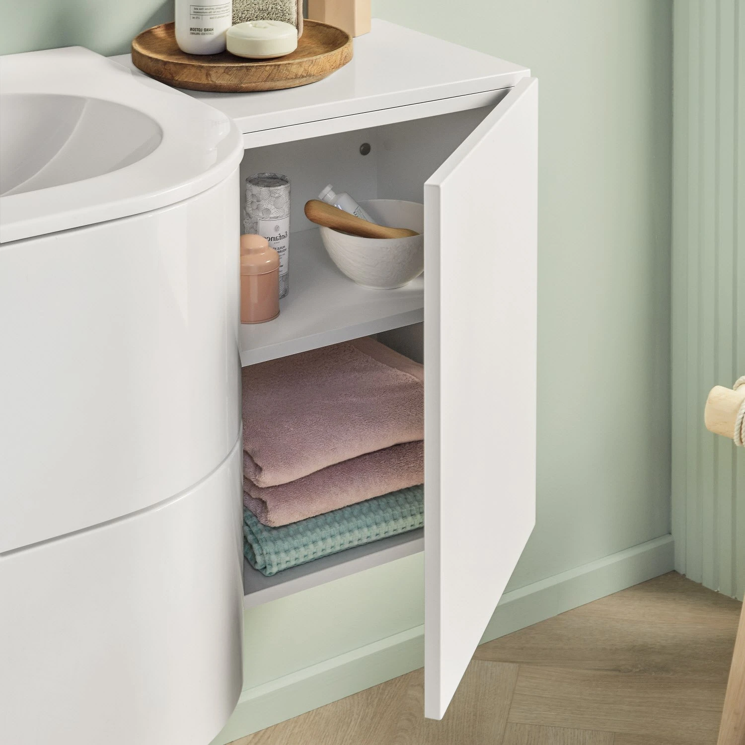 Sanipa 4balance Anbauschrank 40 Cm, 1 Tür Push To Open, Anschlag Rechts 7 Sanipa 4balance Anbauschrank 40 Cm, 1 Tür Push To Open, Anschlag Rechts - Image 5