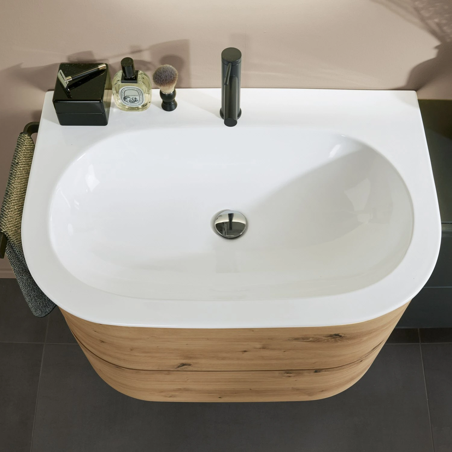 Sanipa 4balance Keramik-Waschtisch + Waschtischunterbau 80 Cm Mit 2 Auszügen 5 Sanipa 4balance Keramik-Waschtisch + Waschtischunterbau 80 Cm Mit 2 Auszügen - Image 3