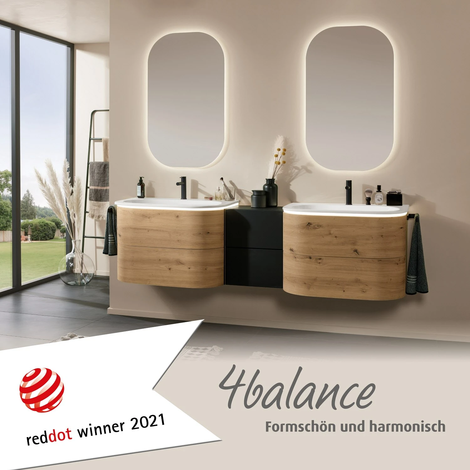 Sanipa 4balance Keramik-Waschtisch + Waschtischunterbau 80 Cm Mit 2 Auszügen 9 Sanipa 4balance Keramik-Waschtisch + Waschtischunterbau 80 Cm Mit 2 Auszügen - Image 7