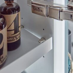 Sanipa Reflection Melamin-Spiegelschrank MILO 140 Mit 3 Türen -Duravit Verkaufsgeschäft sanipa reflection spiegelschraenke melamin spiegelschrank milo 10240442