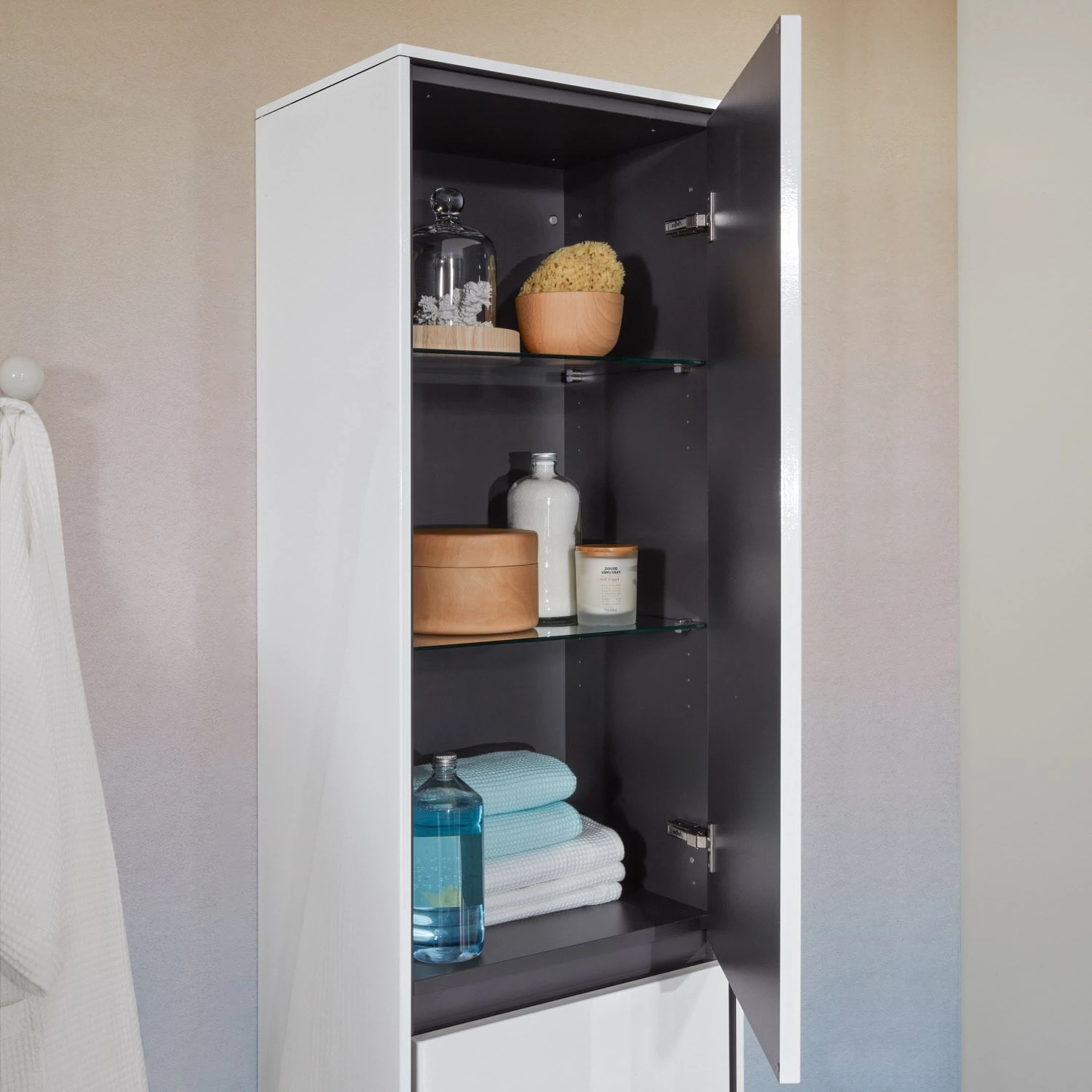 Sanipa Twiga Hochschrank 47,5 Cm, 2 Türen Mit Türanschlag Rechts, Inkl. LED-Beleuchtung 8 Sanipa Twiga Hochschrank 47,5 Cm, 2 Türen Mit Türanschlag Rechts, Inkl. LED-Beleuchtung - Image 6