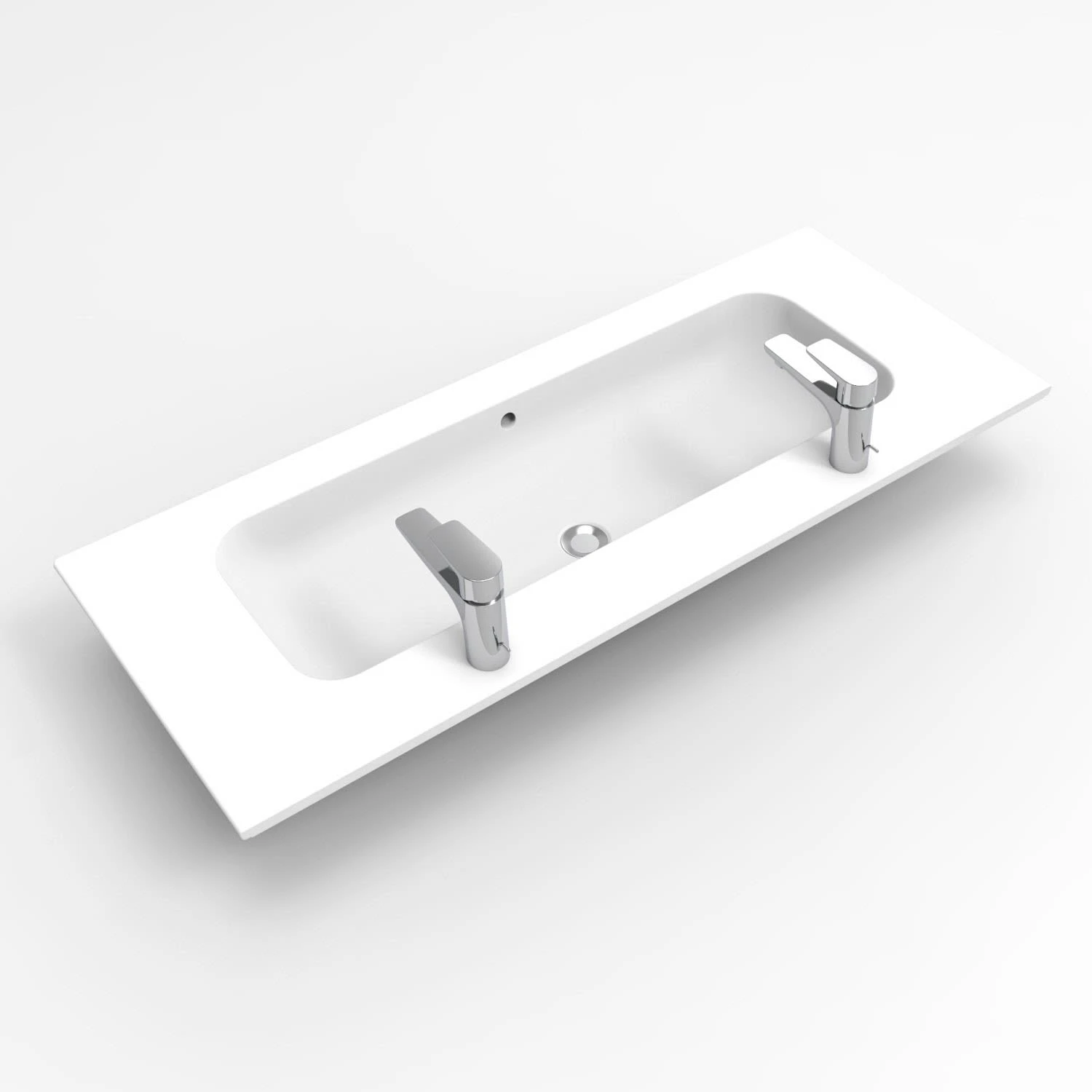 Sanipa Twiga Keramik-Doppelwaschtisch Design 120 Cm Mit Unterschrank, 2 Auszüge, Inkl. LED-Beleuchtung 5 Sanipa Twiga Keramik-Doppelwaschtisch Design 120 Cm Mit Unterschrank, 2 Auszüge, Inkl. LED-Beleuchtung - Image 3