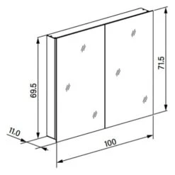 Schneider® Schneider ADVANCED Line Comfort TW Spiegelschrank ALC2 100/2/TW, 100 X 70 Cm Schweizer Ausführung 9 Schneider® Schneider ADVANCED Line Comfort TW Spiegelschrank ALC2 100/2/TW, 100 X 70 Cm Schweizer Ausführung -Duravit Verkaufsgeschäft schneider advanced line comfort tw spiegelschrank 10579949