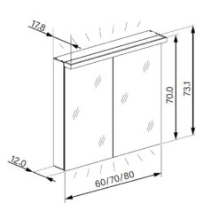 Schneider® Schneider ADVANCED Line Ultimate TW Spiegelschrank ALU1 70/2/TW, 69,5 X 73,1 Cm 16 Schneider® Schneider ADVANCED Line Ultimate TW Spiegelschrank ALU1 70/2/TW, 69,5 X 73,1 Cm -Duravit Verkaufsgeschäft schneider advanced line ultimate tw spiegelschrank 4989587