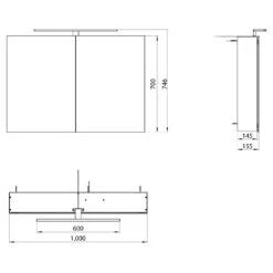 Steinkamp Joy Spiegelschrank 100 Cm Mit LED Aufsatzleuchte 7 Steinkamp Joy Spiegelschrank 100 Cm Mit LED Aufsatzleuchte -Duravit Verkaufsgeschäft steinkamp badmoebel joy 2 spiegelschrank 100 4843877