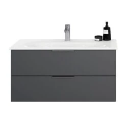 Steinkamp Living 2.0 / GROHE Essence Waschtisch 100 Cm Mit Unterschrank 95 Cm