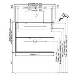 Steinkamp Living 2.0 Waschtischunterschrank 61 Cm Mit Villeroy & Boch Subway 3.0 Waschtisch 65 Cm CeramicPlus Ohne Überlauf 8 Steinkamp Living 2.0 Waschtischunterschrank 61 Cm Mit Villeroy & Boch Subway 3.0 Waschtisch 65 Cm CeramicPlus Ohne Überlauf -Duravit Verkaufsgeschäft steinkamp badmoebel living 2 villeroy boch 12325004