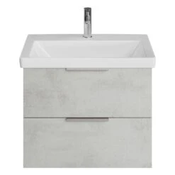 Steinkamp Living 2.0 Waschtischunterschrank 61 Cm Mit Villeroy & Boch Subway 3.0 Waschtisch 65 Cm CeramicPlus Ohne Überlauf
