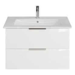 Steinkamp Living 2.0 Waschtischunterschrank 75 Cm Mit Villeroy & Boch Venticello Waschtisch 80 Cm CeramicPlus Mit Überlauf