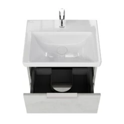 Steinkamp Living 2.0 Waschtischunterschrank 51 Cm Mit Villeroy & Boch Subway 3.0 Waschtisch 55 Cm CeramicPlus Ohne Überlauf -Duravit Verkaufsgeschäft steinkamp badmoebel living 2 villeroy boch 12325767