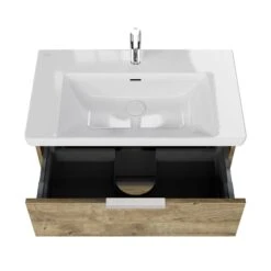 Steinkamp Living 2.0 Waschtischunterschrank 75 Cm Mit Villeroy & Boch Subway 3.0 Waschtisch 80 Cm Mit Überlauf -Duravit Verkaufsgeschäft steinkamp badmoebel living 2 villeroy boch 12325796