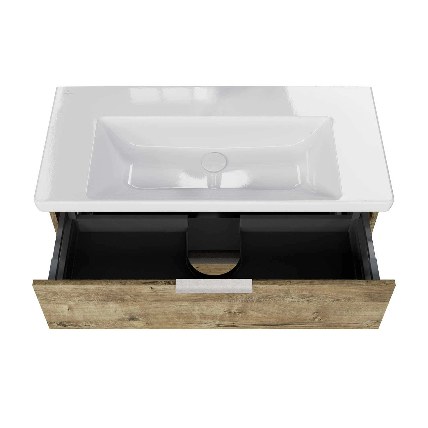 Steinkamp Living 2.0 Waschtischunterschrank 95 Cm Mit Villeroy & Boch Subway 3.0 Waschtisch 100 Cm Ohne Hahnloch, Ohne Überlauf 4 Steinkamp Living 2.0 Waschtischunterschrank 95 Cm Mit Villeroy & Boch Subway 3.0 Waschtisch 100 Cm Ohne Hahnloch, Ohne Überlauf - Image 2