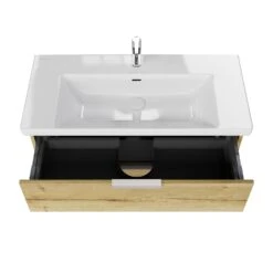 Steinkamp Living 2.0 Waschtischunterschrank 95 Cm Mit Villeroy & Boch Subway 3.0 Waschtisch 100 Cm Mit Überlauf -Duravit Verkaufsgeschäft steinkamp badmoebel living 2 villeroy boch 12325832