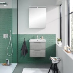 Steinkamp Living 2.0 Waschtischunterschrank 51 Cm Mit Villeroy & Boch Subway 3.0 Waschtisch 55 Cm CeramicPlus Ohne Überlauf -Duravit Verkaufsgeschäft steinkamp badmoebel living 2 villeroy boch 12328472