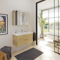 Steinkamp Living 2.0 Waschtischunterschrank 95 Cm Mit Villeroy & Boch Subway 3.0 Waschtisch 100 Cm Mit Überlauf -Duravit Verkaufsgeschäft steinkamp badmoebel living 2 villeroy boch 12330623