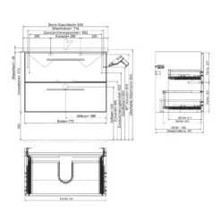 Steinkamp Living 2.0 Waschtisch 80 Cm Mit Unterschrank 77 Cm -Duravit Verkaufsgeschäft steinkamp badmoebel living 2 waschtisch mit 5893153