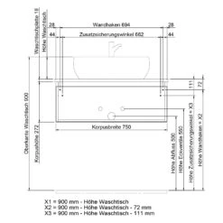 Steinkamp Value Waschtischkonsole 76 Cm Mit 1 Auszug -Duravit Verkaufsgeschäft steinkamp badmoebel value waschtischkonsolen 76 cm 6854888