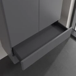 Villeroy & Boch Antao Highboard 81,4 X 103,9 Cm, 2 Türen, Fronten Ohne Struktur -Duravit Verkaufsgeschäft villeroy boch alle kollektionen antao badmoebel 12201905