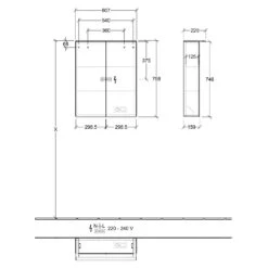 Villeroy & Boch Finero Vorbau-Spiegelschrank Mit Beleuchtung 60,7 X 75,8 Cm 13 Villeroy & Boch Finero Vorbau-Spiegelschrank Mit Beleuchtung 60,7 X 75,8 Cm -Duravit Verkaufsgeschäft villeroy boch alle kollektionen finero badmoebel 8531167