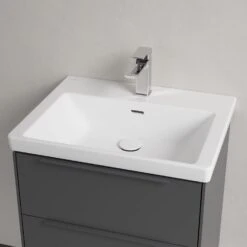 Villeroy & Boch Subway 3.0 Badmöbel-Set 60 Cm, Griff In Möbelfarbe, 2 Auszüge