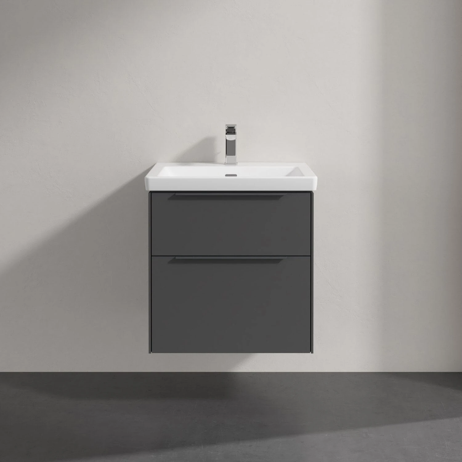 Villeroy & Boch Subway 3.0 Badmöbel-Set 60 Cm, Griff In Möbelfarbe, 2 Auszüge 4 Villeroy & Boch Subway 3.0 Badmöbel-Set 60 Cm, Griff In Möbelfarbe, 2 Auszüge - Image 2