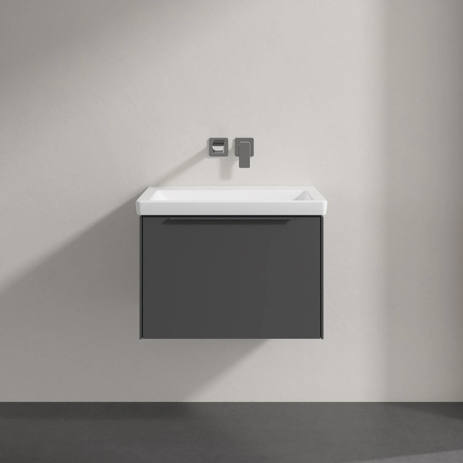 Villeroy & Boch Subway 3.0 Badmöbel-Set 65 Cm Mit Beleuchtung, Griff In Möbelfarbe, 1 Auszug 4 Villeroy & Boch Subway 3.0 Badmöbel-Set 65 Cm Mit Beleuchtung, Griff In Möbelfarbe, 1 Auszug - Image 2