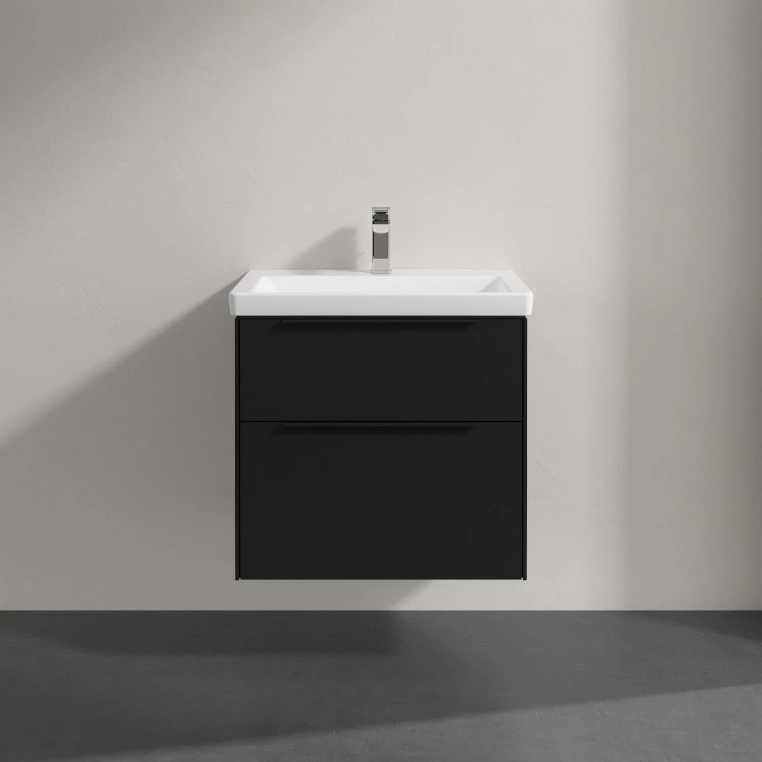 Villeroy & Boch Subway 3.0 Badmöbel-Set 65 Cm Mit Beleuchtung, Griff Volcano Black, 2 Auszüge 4 Villeroy & Boch Subway 3.0 Badmöbel-Set 65 Cm Mit Beleuchtung, Griff Volcano Black, 2 Auszüge - Image 2