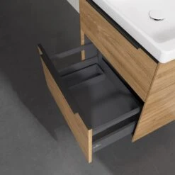 Villeroy & Boch Subway 3.0 Badmöbel-Set 60 Cm, Griff Volcano Black, 2 Auszüge -Duravit Verkaufsgeschäft villeroy boch alle kollektionen subway 3 10287929