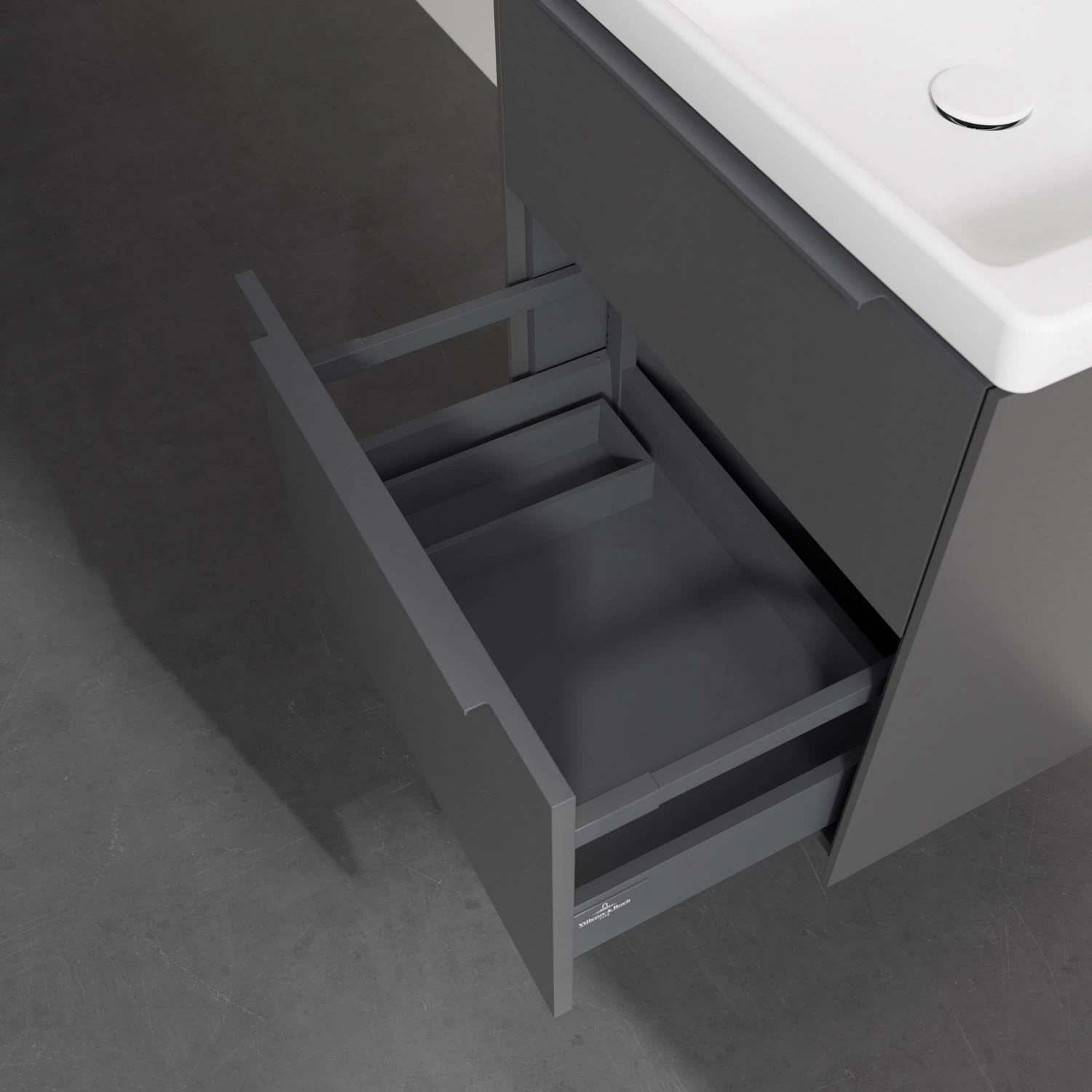 Villeroy & Boch Subway 3.0 Badmöbel-Set 60 Cm, Griff In Möbelfarbe, 2 Auszüge 7 Villeroy & Boch Subway 3.0 Badmöbel-Set 60 Cm, Griff In Möbelfarbe, 2 Auszüge - Image 5