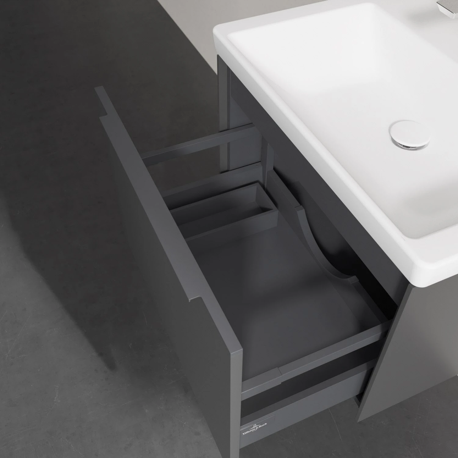 Villeroy & Boch Subway 3.0 Badmöbel-Set 65 Cm, Griff In Möbelfarbe, 1 Auszug 7 Villeroy & Boch Subway 3.0 Badmöbel-Set 65 Cm, Griff In Möbelfarbe, 1 Auszug - Image 5