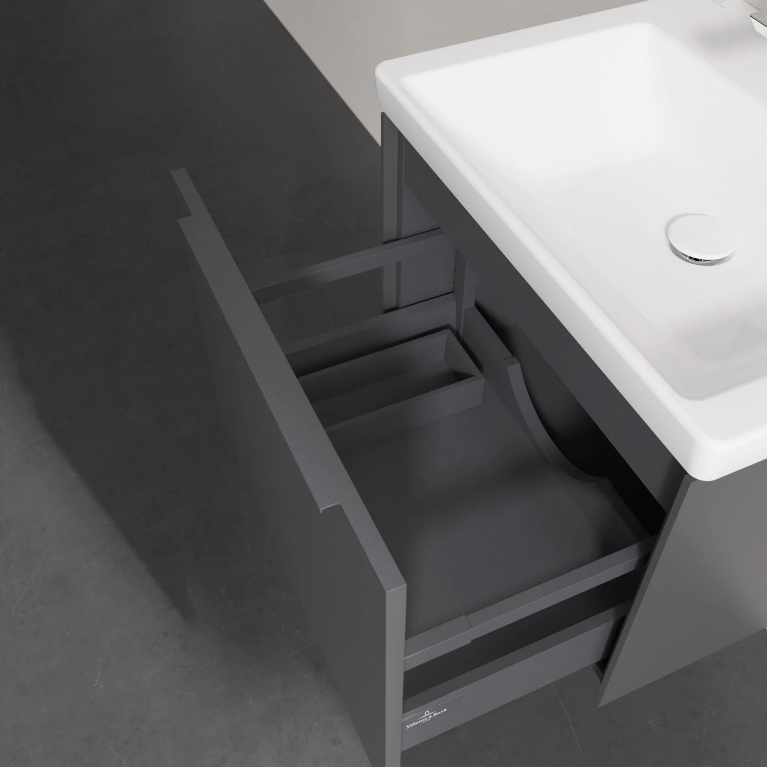 Villeroy & Boch Subway 3.0 Badmöbel-Set 60 Cm, Griff In Möbelfarbe, 1 Auszug 7 Villeroy & Boch Subway 3.0 Badmöbel-Set 60 Cm, Griff In Möbelfarbe, 1 Auszug - Image 5