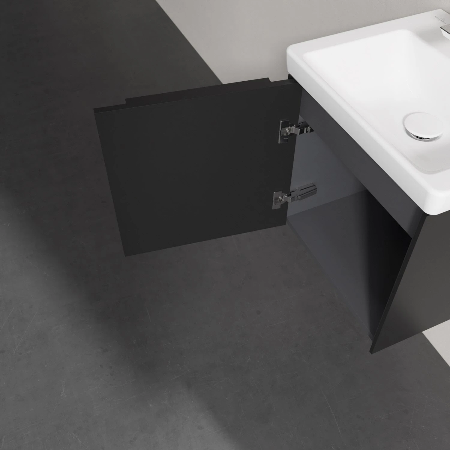 Villeroy & Boch Subway 3.0 Badmöbel-Set 45 Cm, Griff Volcano Black, 1 Tür Anschlag Links 7 Villeroy & Boch Subway 3.0 Badmöbel-Set 45 Cm, Griff Volcano Black, 1 Tür Anschlag Links - Image 5