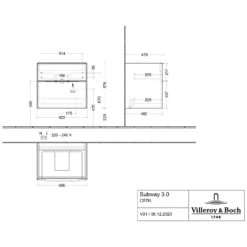 Villeroy & Boch Subway 3.0 Badmöbel-Set 65 Cm Mit Beleuchtung, Griff Volcano Black, 2 Auszüge 11 Villeroy & Boch Subway 3.0 Badmöbel-Set 65 Cm Mit Beleuchtung, Griff Volcano Black, 2 Auszüge -Duravit Verkaufsgeschäft villeroy boch alle kollektionen subway 3 10293134
