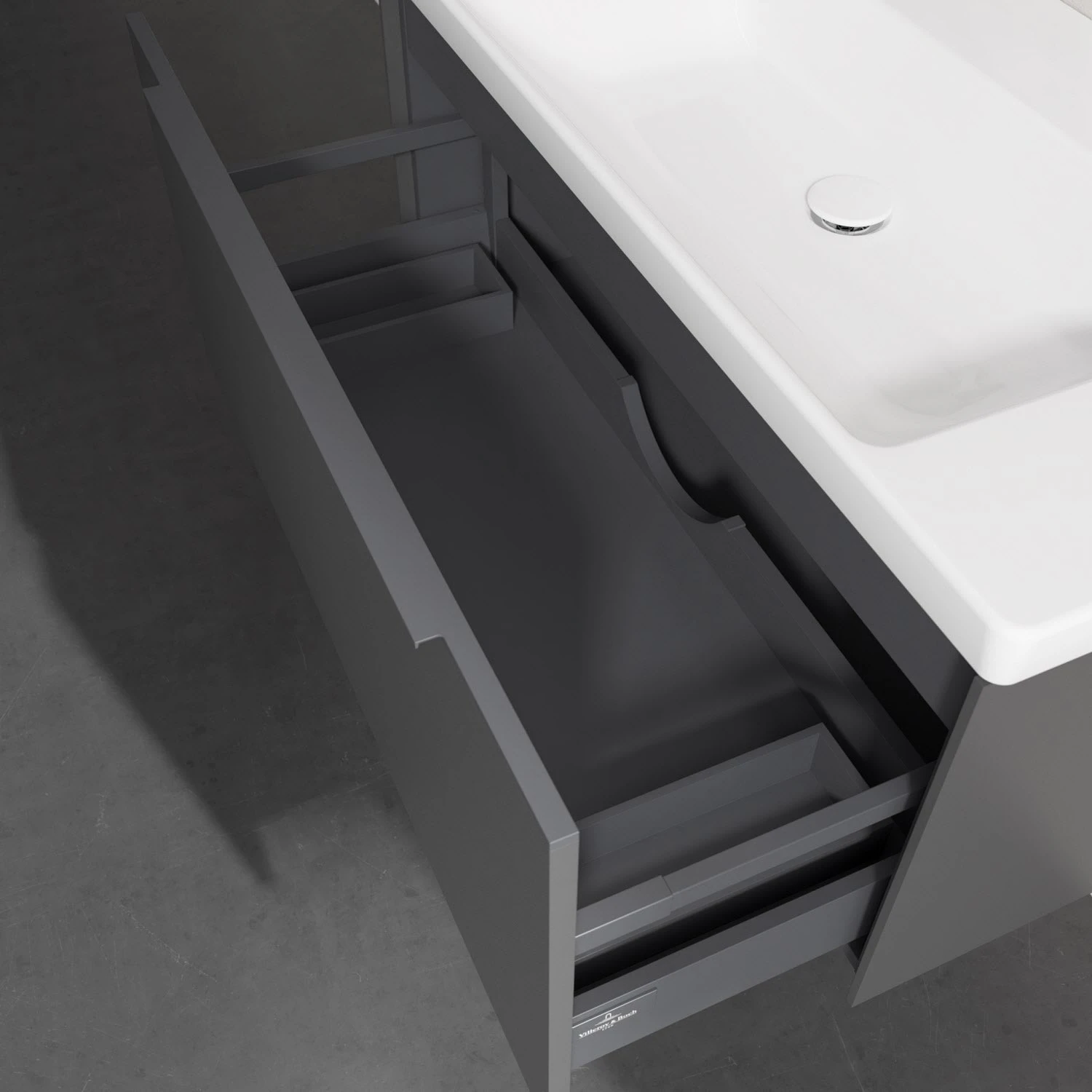 Villeroy & Boch Subway 3.0 Badmöbel-Set 100 Cm, Griff In Möbelfarbe, 1 Auszug 7 Villeroy & Boch Subway 3.0 Badmöbel-Set 100 Cm, Griff In Möbelfarbe, 1 Auszug - Image 5