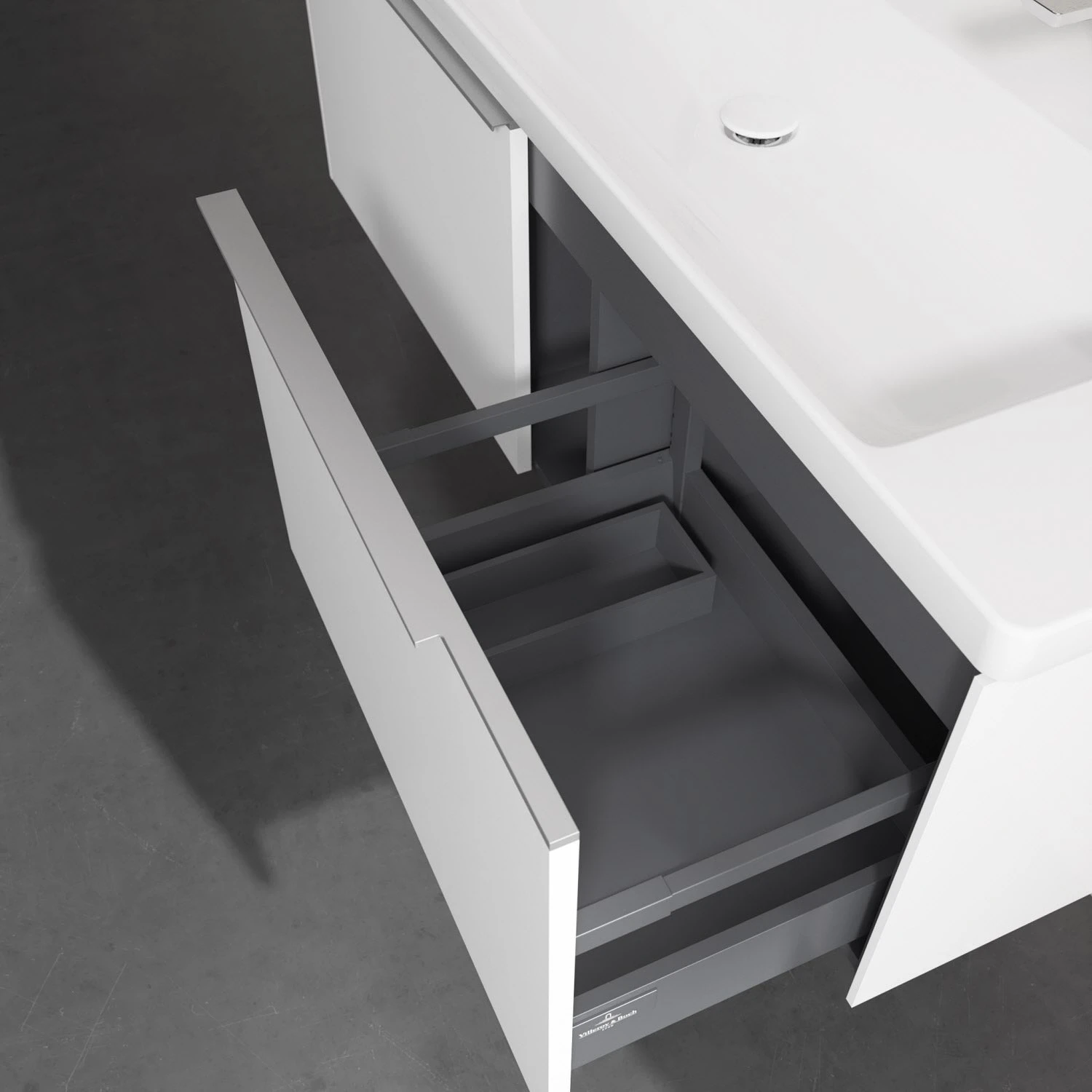 Villeroy & Boch Subway 3.0 Badmöbel-Set 130 Cm, 2 Auszüge, WT Für 2 Armaturen 6 Villeroy & Boch Subway 3.0 Badmöbel-Set 130 Cm, 2 Auszüge, WT Für 2 Armaturen - Image 4