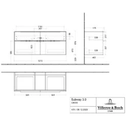Villeroy & Boch Subway 3.0 Badmöbel-Set 130 Cm, 4 Auszüge 8 Villeroy & Boch Subway 3.0 Badmöbel-Set 130 Cm, 4 Auszüge -Duravit Verkaufsgeschäft villeroy boch alle kollektionen subway 3 10408169