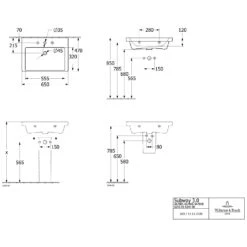 Villeroy & Boch Subway 3.0 Badmöbel-Set 65 Cm Mit Beleuchtung, Griff In Möbelfarbe, 1 Auszug 12 Villeroy & Boch Subway 3.0 Badmöbel-Set 65 Cm Mit Beleuchtung, Griff In Möbelfarbe, 1 Auszug -Duravit Verkaufsgeschäft villeroy boch alle kollektionen subway 3 10415030