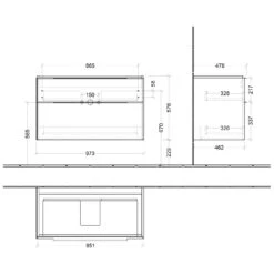 Villeroy & Boch Subway 3.0 Möbelset Mit 2 Auszüge, Ohne Spiegel, 100 Cm 10 Villeroy & Boch Subway 3.0 Möbelset Mit 2 Auszüge, Ohne Spiegel, 100 Cm -Duravit Verkaufsgeschäft villeroy boch alle kollektionen subway 3 4688828