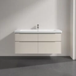 Villeroy & Boch Subway 3.0 Badmöbel-Set 130 Cm Mit Beleuchtung, 4 Auszüge