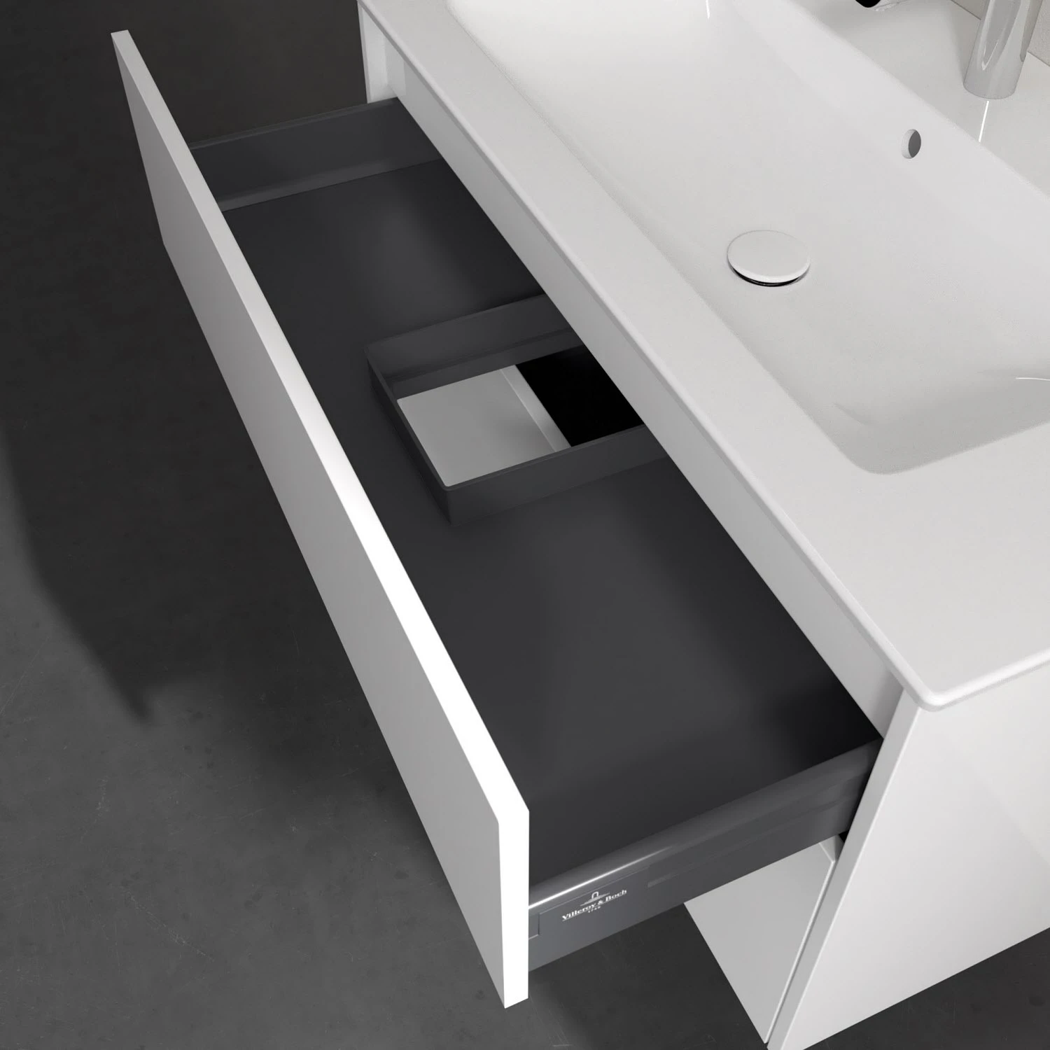 Villeroy & Boch Finero Waschtischunterschrank 100 Cm Mit Waschtisch, 2 Auszüge 8 Villeroy & Boch Finero Waschtischunterschrank 100 Cm Mit Waschtisch, 2 Auszüge - Image 6