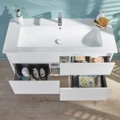Villeroy & Boch Finero Waschtischunterschrank 120 Cm Mit Waschtisch, 4 Auszüge 17 Villeroy & Boch Finero Waschtischunterschrank 120 Cm Mit Waschtisch, 4 Auszüge -Duravit Verkaufsgeschäft villeroy boch badmoebel finero waschtischunterschrank mit 6155731