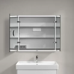 Villeroy & Boch My View Now Einbau-Spiegelschrank 80 Cm, 2 Türen, Sensorschalter -Duravit Verkaufsgeschäft villeroy boch badmoebel my view now 6515140