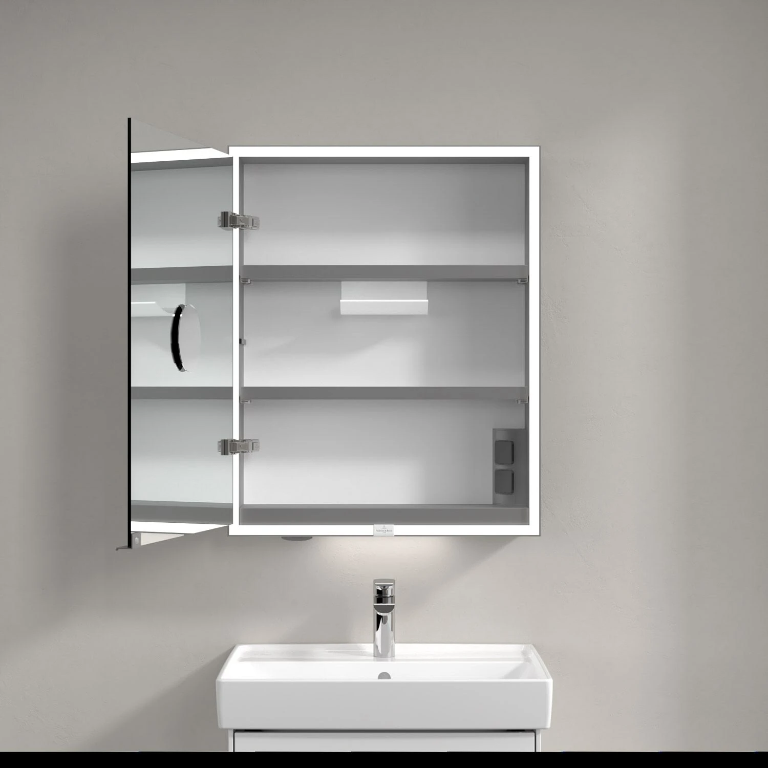 Villeroy & Boch My View Now Vorbau-Spiegelschrank 60 Cm, 1 Tür Links, Smart Home 9 Villeroy & Boch My View Now Vorbau-Spiegelschrank 60 Cm, 1 Tür Links, Smart Home - Image 7