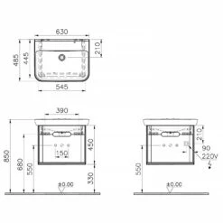 Vitra Sento Waschtischkombination 63 X 48,5 Cm Mit 1 Auszug 7 Vitra Sento Waschtischkombination 63 X 48,5 Cm Mit 1 Auszug -Duravit Verkaufsgeschäft vitra badmoebel sento waschtischkombination 63 x 5061278
